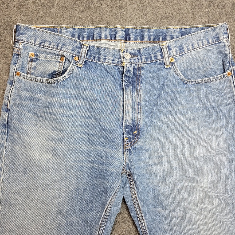Levis 559 Jeans Mens 40x32 Blue Denim Faded Red Tab Straight Leg Streetwear - Picture 5 of 14